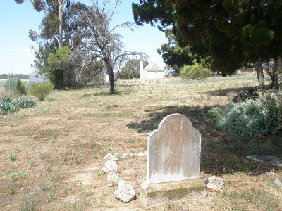 The graves of Philip, and his daughter Alice Pepper